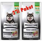 Pronature Perfect Growth Tahılsız Kuzu Etli Patatesli ve Enginarlı 2x1.5 kg Yavru Köpek Maması