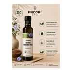 Proori Saf Doğal Keten Tohumu Yağı 250 ml Cam Şişe