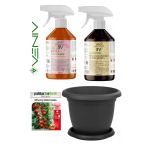 Prooter & Viola 2X500 Ml Besin + 100 Adet Domates Tohumu + 5L Hasır Saksı Seti