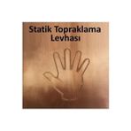ProPazar Bakır Duvara Monte Statik Topraklama Levhası