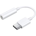 Propice Type-C To 3.5 mm Jack Kulaklık Çevirici Aux Dönüştürücü Adaptör - Beyaz