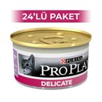 Proplan 24x85 gr Delicate Hassas Hindi Etli Kedi Konservesi