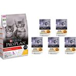 Proplan Kitten Junior Yavru Tavuklu Chicken 1.5 kg Kedi Maması + 5 Adet Kitten Yavru Yaş Kedi Maması