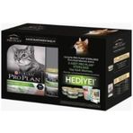Proplan Somonlu Kısırlaştırılmış Kedi Maması 1,5 Kg 3 Adet Yaş Mama+ölçü Kabı Hediye