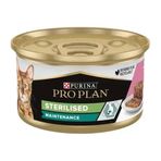 ProPlan Sterilised Ton Balıklı Somonlu ve Ton Balıklı Kısırlaştırılmış Kedi Konservesi 85 Gr.