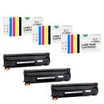 Proprint 3 ADET CF283X LaserJet Pro M127fn Muadil Toner, HP ile uyumlu