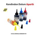 Proprint Epson Uyumlu L382 CMYK Muadil Mürekkep Seti 100 ML