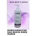 PROQURE Hair Clinic durulanmayan onarıcı saç bakım maskesi kremi creamask 500 ml