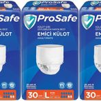 Prosafe 3 Paket 30'lu Büyük-Large Emici Külot Hasta Bezi