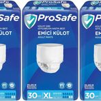 Prosafe 3 Paket 30'lu XL-Extra Large Emici Külot Hasta Bezi