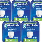 Prosafe 5 Paket 9'lu Orta-Medium Emici Külot Hasta Bezi
