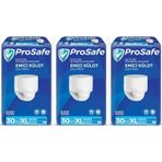 Prosafe Emici Külot Xlarge Ekstra Büyük Boy Hasta Bezi 90 Adet 3X30 Paket Xl