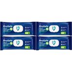 ProSafe Hasta Vücut Temizleme Islak Mendil Havlu, 48 Yaprak, XL Boyut, 4'lü Set