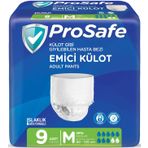 Prosafe İç Adet 9 Tekli Paket Orta-Medium Emici Külot Hasta Bezi