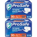 Prosafe Yetişkin Bel Bantlı Tekstil Yüzey L Büyük Boy 60 Adet Hasta Bezi