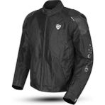Prosev 4 Mevsim Mont Siyah Ayarlanabilir Kayışlı 195 Gp Knight Motosiklet Aksesuarı - 4XL