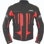 Prosev 4 Mevsim Su Geçirmez Motosiklet Montu 3XL Likralı Kumaş ve CE Uygunluk Sembolu - Kırmızı