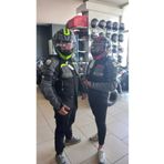 Prosev At2202 Long 4 Mevsim Motosiklet Montu Yeşil Gri