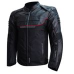 Prosev Falcon Red 4 Mevsim Motosiklet Montu Siyah