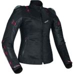 Prosev W51A Rose Kadın Deri Motosiklet Montu Siyah Dayanıklı Malzeme ile Güvenli Kullanım - XL