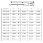 Proskit 9SD-216B 1x150 mm Yıldız Tornavida