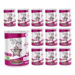 Prostar Yetişkin Kedi Biftekli ve Jöleli Konserve Mama 400 Gr x 12 adet