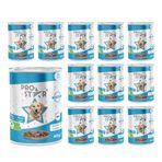 Prostar Yetişkin Köpek Balıklı ve Jöleli Konserve Mama 400 Gr x 12 adet