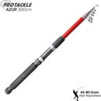 Protackle Azur 300 cm 40/80 gr Kırmızı Teleskopik Olta Kamışı