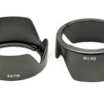 PROtastic Yedek EW-73B EW73B Yaprak Lens Kapüşonu *** 2 PAKET *** Canon EF-S 17-85mm f/4-5.6 IS USM & EF-S 18-135mm f/3.5-5.6 IS & EF-S 18-135mm f/3.5-5.6 IS STM Lens için