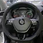 Protec Deri - Alcantara Model Dikişli Direksiyon Kılıfı