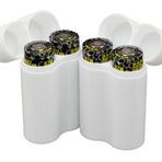 Protect Your Power - Slimline 21700 Pil Kutusu, yumuşak dayanıklı malzeme - 2'li Paket (2 Pil Tutar)