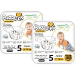 Protection Bebek Bezi 5 Numara Junior (11-18 Kg) 76 Adet – 2’li Set, Maksimum Koruma - 0 - 1 Ay