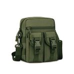 Protector Plus Omuzdan Askılı Küçük Taktik Outdoor Gündelik El Çantası Haki Yeşil Kahverengi