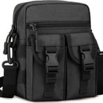 Protector Plus Omuzdan Askılı Küçük Taktik Outdoor Gündelik El Çantası Siyah