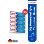Protefix Diş Protezi Yapıştırıcı Krem 47 gr (5 ADET)