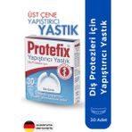 Protefix Üst Çene Diş Protezi Yapıştırıcı Yastık, İpek Dokulu ve Aromasız, Güçlendirici Etkili, 30 Adet