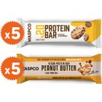 Protein Bar Best Seller Paket Kurabiye ve Fıstık Ezmeli 10 Adet (2 Çeşit)