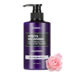 Protein Destekli Besleyici Saç Kremi Kundal Honey&Macadamia Protein Treatment 500ml (English Rose)