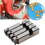 Proter Metal Diş Açıcı Proter Pafta Tarak 4'lü Set Yedek Diş Açma Tarağı 1" - 2" Freze Çelik