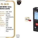 Proter PL 50 R Pilli 50 m Lazer Metre