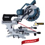 Proter pr 305 radial gönye kesme makinesi (sağ & sol yatarlı açılı kesim) 305 mm - 2000 w