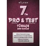 Pro&Test 7. Sınıf Türkçe Yeni Nesil Soru Bankası-Bilfen Yayınları