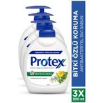 Protex 3x300 ml Bitki Özlü Koruma Antibakteriyel Sıvı Sabun