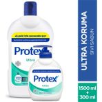Protex Hijyenik Sıvı Sabun Ultra Koruma 1500 ml + 300 ml Nemlendirici İçeriklerle Zenginleştirilmiş