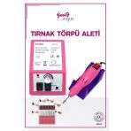 Protez Tırnak Freze Makinesi Manikür Pedikür Tırnak Törpü Cihazı Elektrikli 6 Başlık Tırnak Makinesi