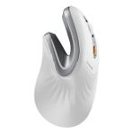 Proto Arc Protoarc EM11 Nl Beyaz Kablosuz Ergonomik Dikey Mouse 2400 DPI Bluetooth Ev - Ofis Kullanımı (CP015642) - Siyah - Turuncu