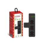 Protonust 3'lü Termal Akım Korumalı Priz 3xUSB 1xType-C 20W PD Giriş