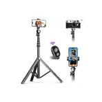 Protonust Youtube Vlog Için Bluetooth Uzaktan Kumanda Taşınabilir Telefon Tutucu Tripod Selfie
