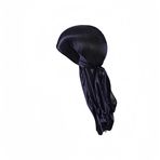 Proumhang Uzun kuyruk Durag, korsan saç beresi, ipek bandana, saten baş örtüsü, erkekler ve kadınlar için, dalga saç bandı, yatak örtüsü, geniş baş örtüsü, hip-hop ve günlük dekorasyon, Lacivert, Ölçü