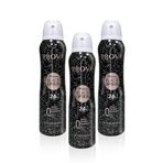 Prova Black Option 3x150 ml Kadın Sprey Deodorant